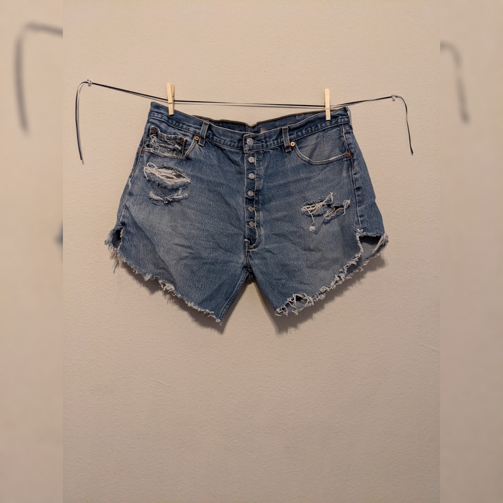 Levi's High WaistedJean Shorts